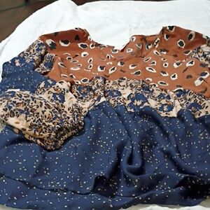 Elegant Leopard Print Women's Blouse